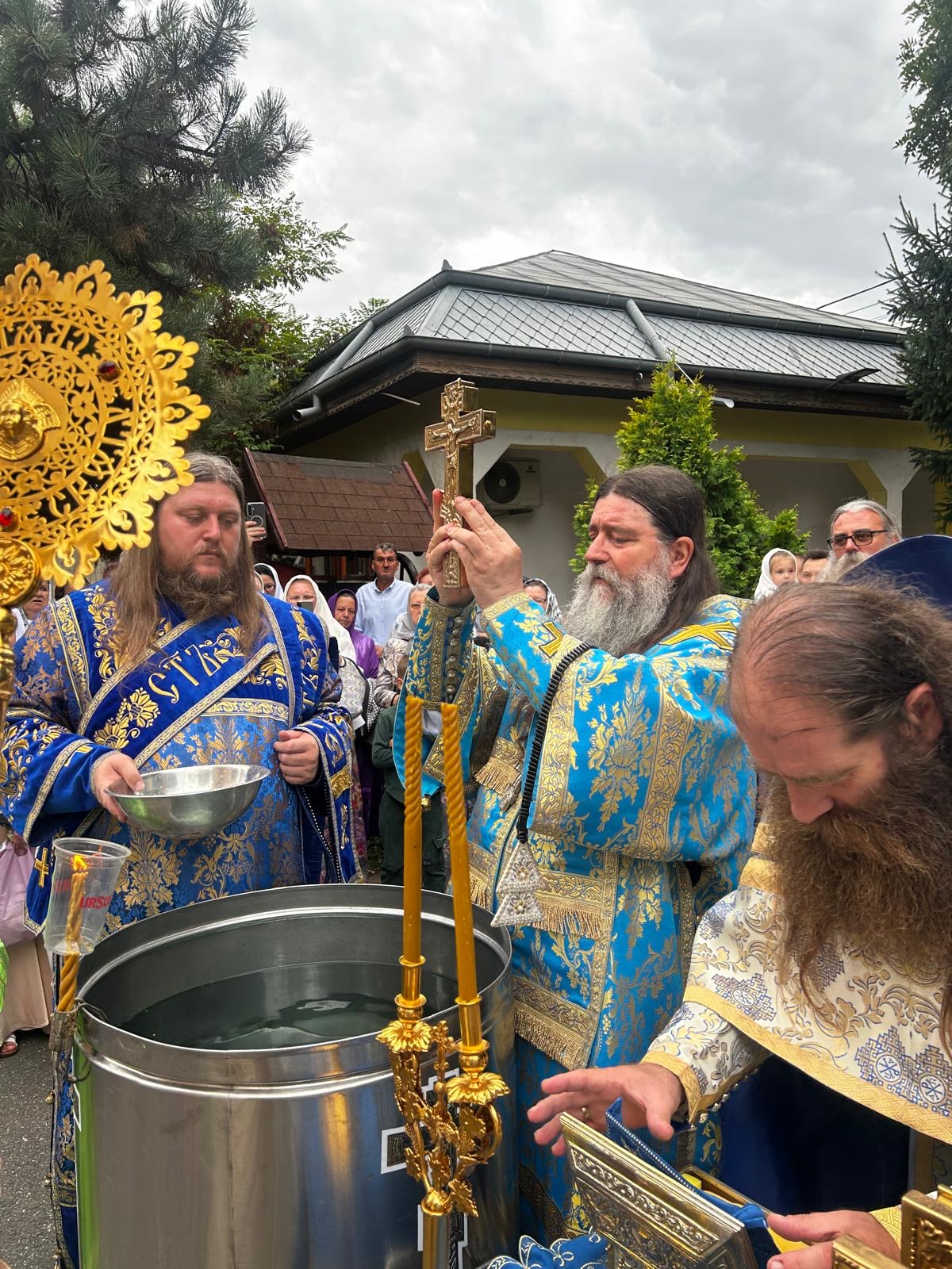 Faithful present at the church patronal feast