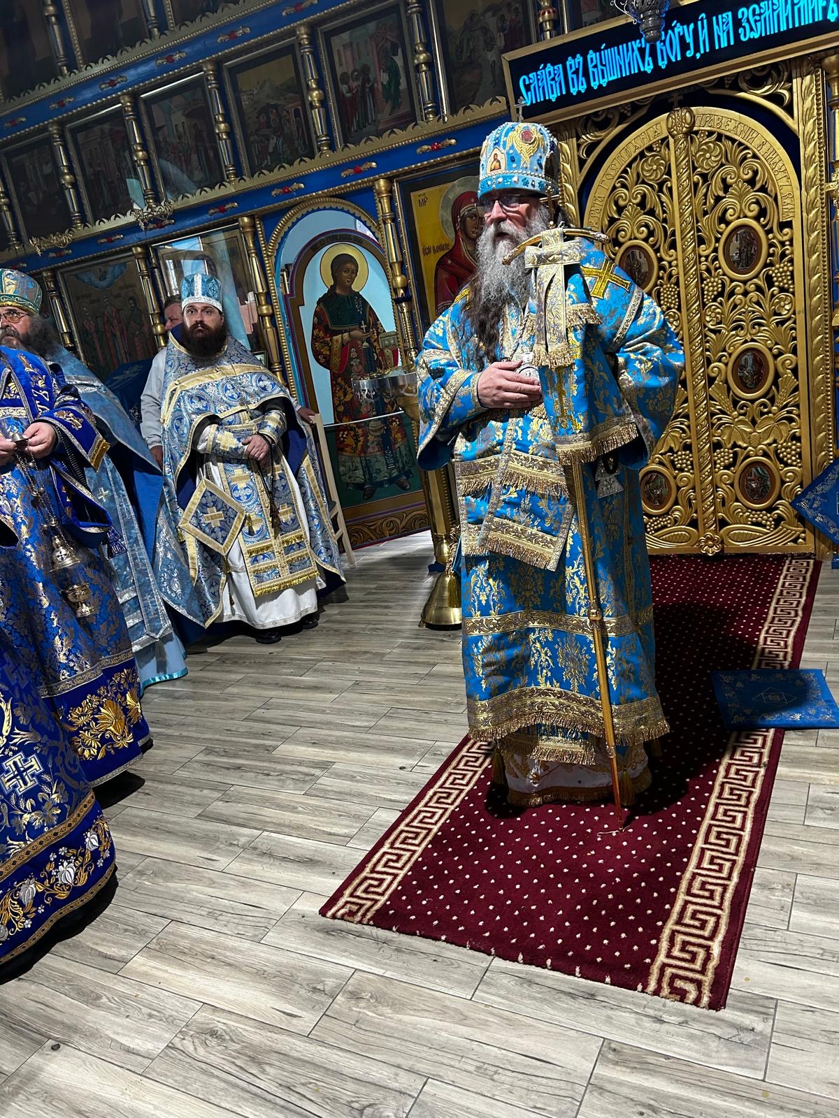 Prayer and service at the Nativity of the Mother of God feast